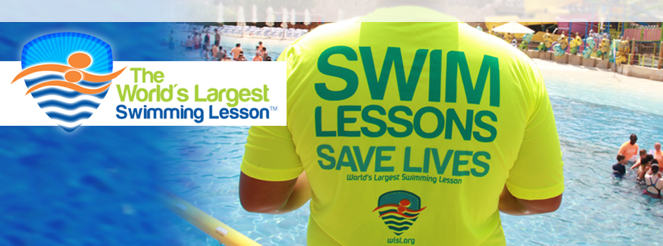 Swim Instructor at World's Largest Swimming Lesson