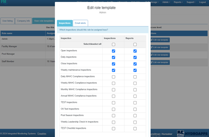 HydroHacks: Tailored Staff Views 